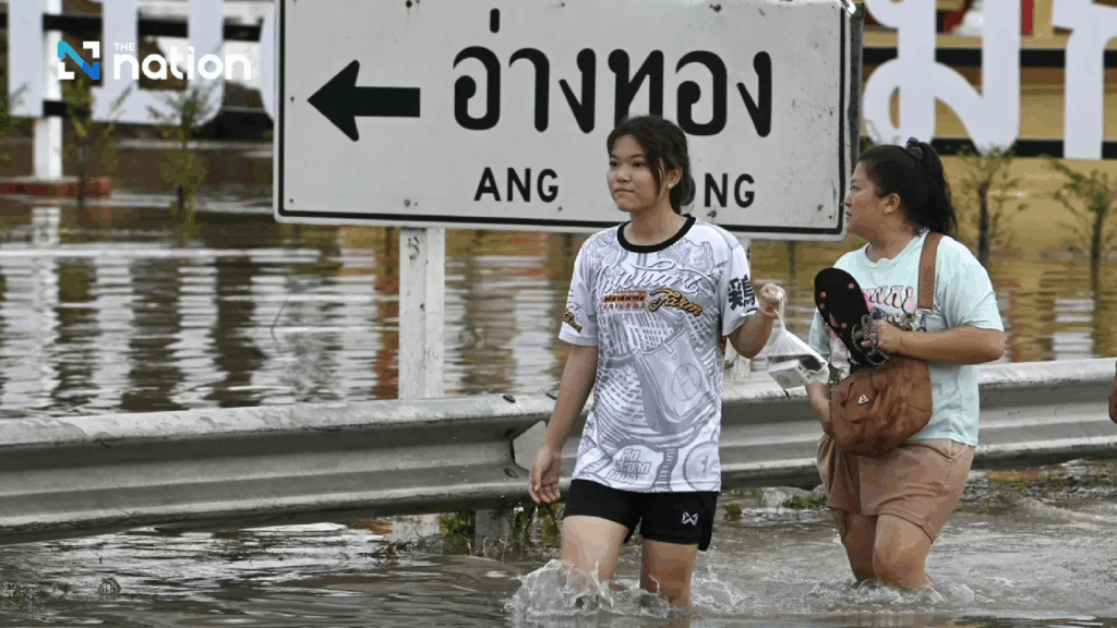 Dam break in Thailand