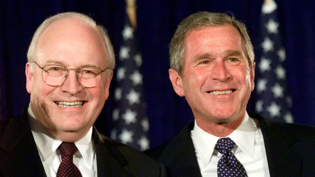 Dick Cheney and George W. Bush