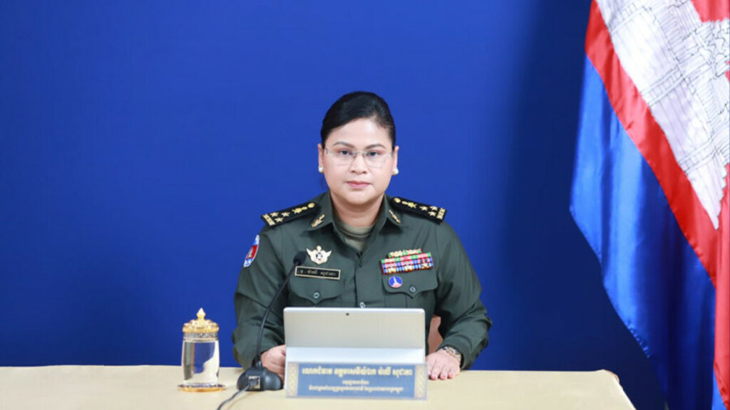 Spokesman Maly Socheata