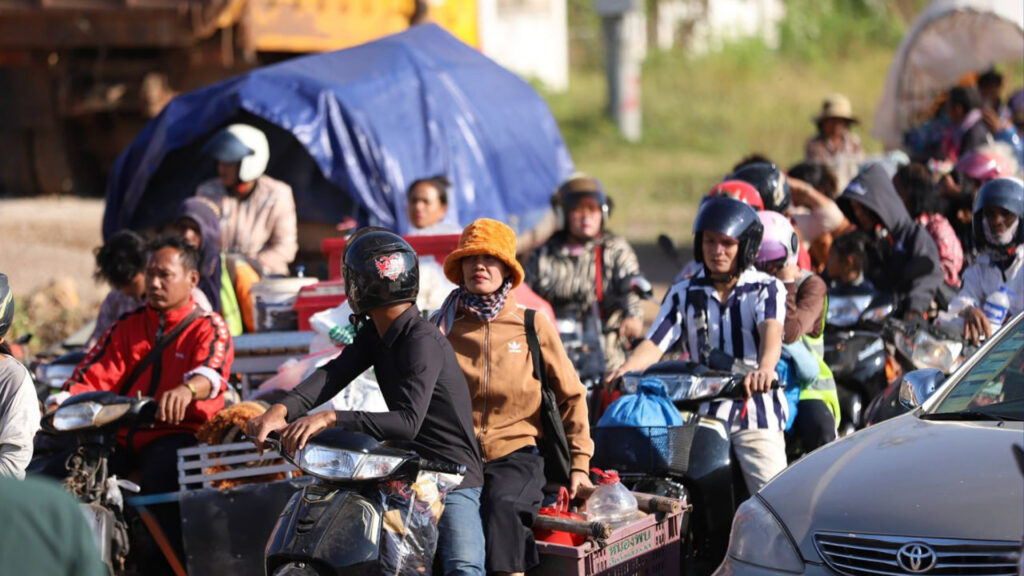 People return home