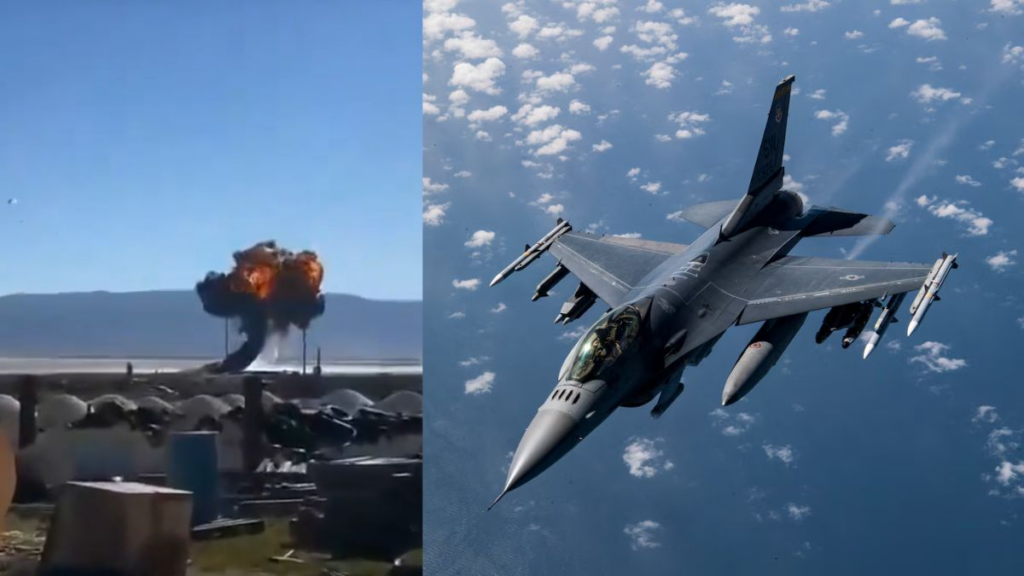 យន្តហោះ F-16 ធ្លាក់