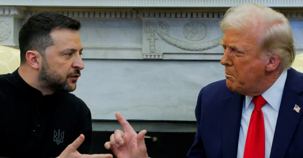 ត្រាំ និង ហ្សេលេនស្គី