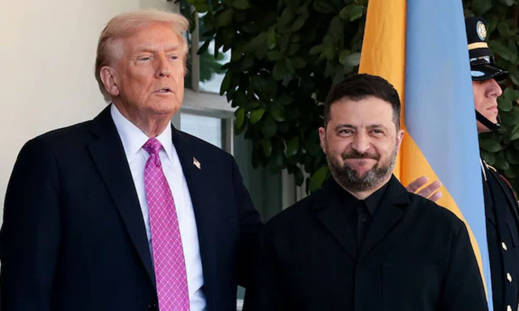 ត្រាំ និងហ្សេលេនស្គី