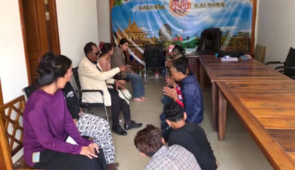 កម្លាំងអាវុធហត្ថចាប់ក្មេងទំនើង