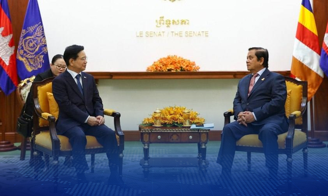 ប្រធានស្ដីទីព្រឹទ្ធសភា បញ្ជាក់ជាថ្មីពីឆន្ទៈរបស់រដ្ឋាភិបាលកម្ពុជាចំពោះកិច្ចសហការជាមួយកូរ៉េក្នុងការប្រឆាំង Scams