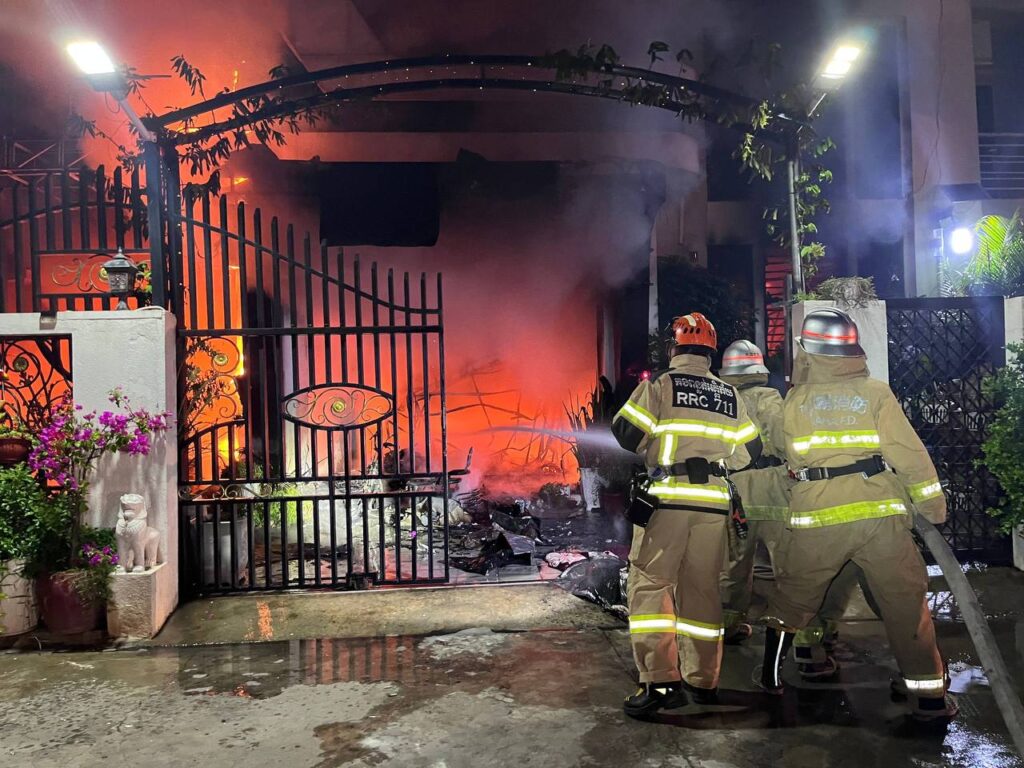 អគ្គិភ័យឆេះផ្ទះលក់ដ្រូន