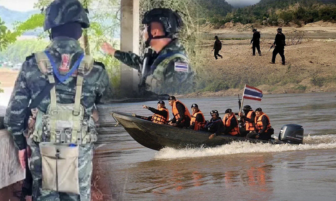 ថៃ មិនតបតឡើយ បានត្រឹមពង្រឹងសន្តិសុខនិងបន្តឃ្លាំមើល ក្រោយមីយ៉ាន់ម៉ា ទម្លាក់គ្រាប់ចូលដីរបស់ខ្លួន