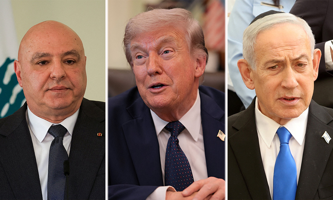 ត្រាំ ប្រកាសថា មេដឹកនាំអ៊ីស្រាអែលនិងលីបង់ នឹងបំពេញទស្សនកិច្ចនៅសេតវិមាន