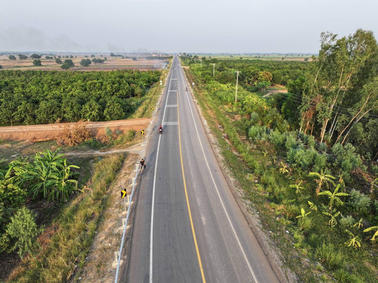 ផ្លូវកាត់​ថ្មី​ប្រវែង ១៩,៨៣ គីឡូម៉ែត្រ ពីគល់ស្ពានកោះធំបន្ត​ដល់ស្ពានអ្នក​លឿងសម្ពោធ​ដាក់​ឲ្យដំណើរការ​ជា​ផ្លូវការ