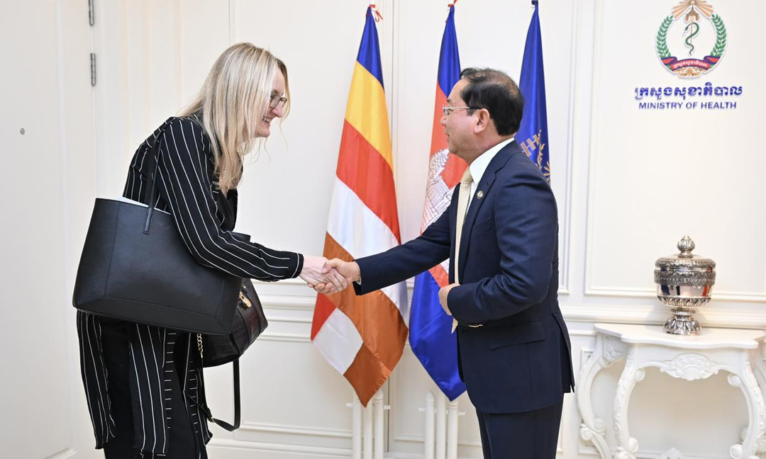 មូលនិធិសកល បញ្ជាក់ជំហរបន្តគាំទ្រវិស័យសុខាភិបាល ក្នុងការលុបបំបាត់ជំងឺឆ្លង