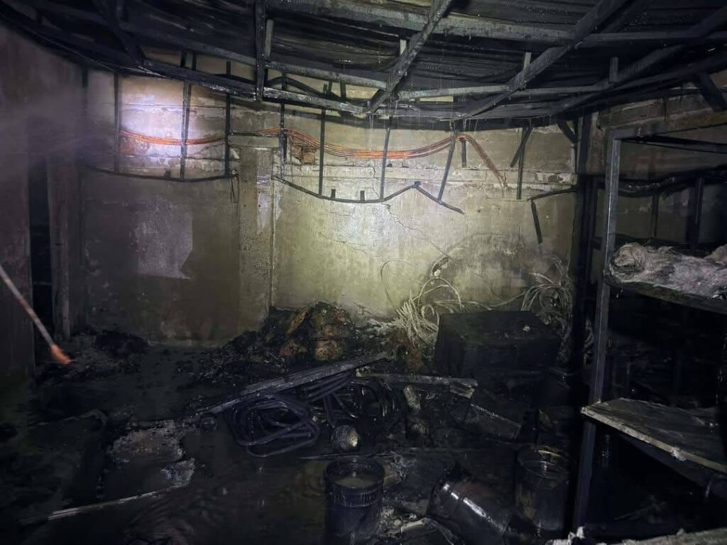 ការខូចខាតបន្ទប់ស្តុកសាំង