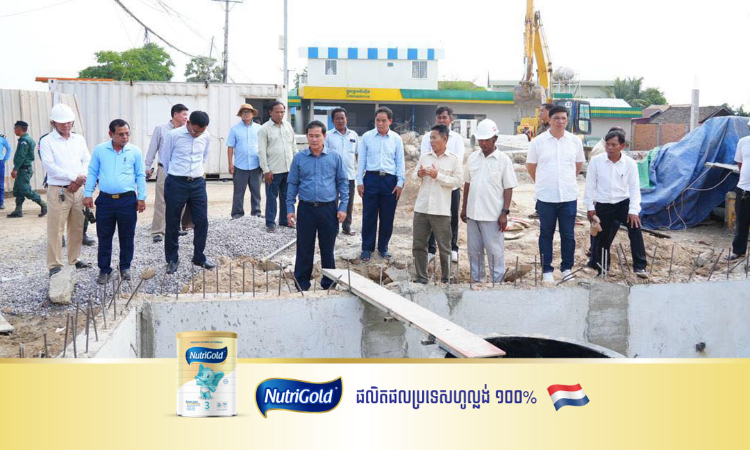 អភិបាលខេត្តពោធិ៍សាត់ ដឹកនាំក្រុមការងារជំនាញចុះពិនិត្យការដ្ឋានស្ថានីយ៍ប្រេងឥន្ធនៈ តេលា សាងសង់រំលោភបំពានលើដីចំណីផ្លូវ