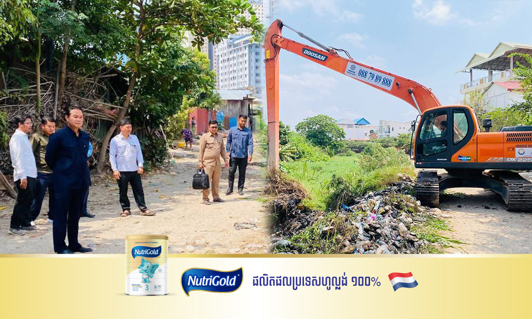 អាជ្ញាធរខណ្ឌឫស្សីកែវ ដាក់គ្រឿងចក្របន្ថែមពន្លឿនស្តារព្រែកបាក់ទូក ឱ្យទាន់បានមុនពេលរដូវវស្សាចូលមកដល់