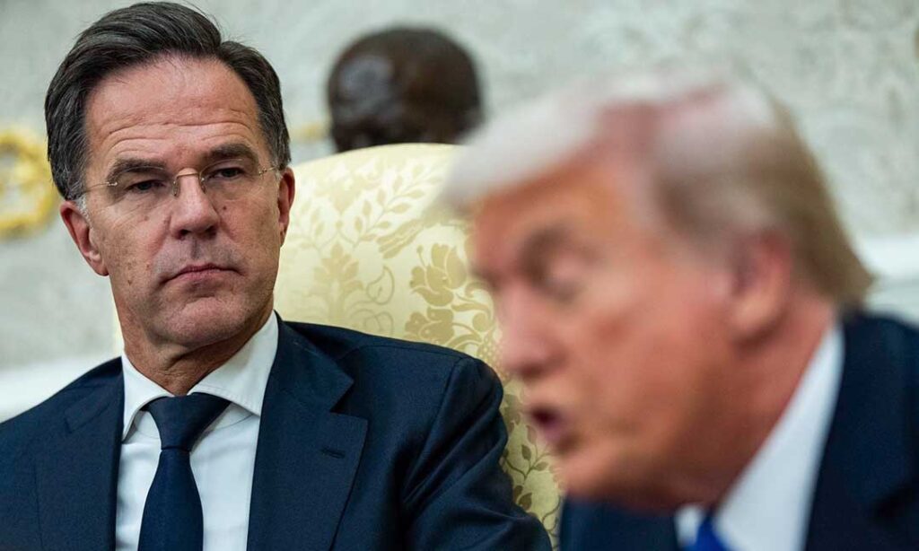 លោក Rutte អះអាងថា ណាតូ​មិន​ដើរ​ខ្សែ​លើ​អាមេរិកនោះទេ មានតែ​ជ្រោមជ្រែងពេញទំហឹង