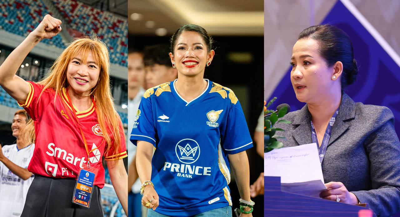 ស្ត្រីខ្មែរ​ ៦ រូប​ចូល​រួម​​​យ៉ាង​សកម្ម​ក្នុង​វិស័យ​កីឡា​បាល់ទាត់កម្ពុជា