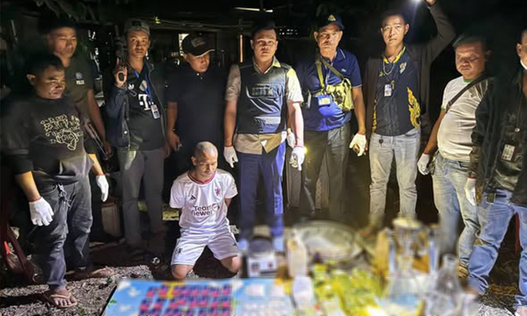 នគរបាលខេត្តកំពង់ស្ពឺ បង្ក្រាបករណីគ្រឿងញៀនទ្រង់ទ្រាយធំឃាត់ខ្លួនជនសង្ស័យប្ដីប្រពន្ធមួយគូ ដកហូតគ្រឿងញៀនជាង១០គីឡូ