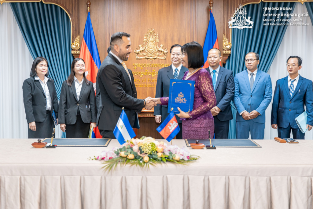 កម្ពុជាបង្កើនកិច្ចសហប្រតិបត្តិការជាមួយនីការ៉ាហ្កា ដោយបង្កើតកិច្ចពិគ្រោះយោបល់ទ្វេភាគី