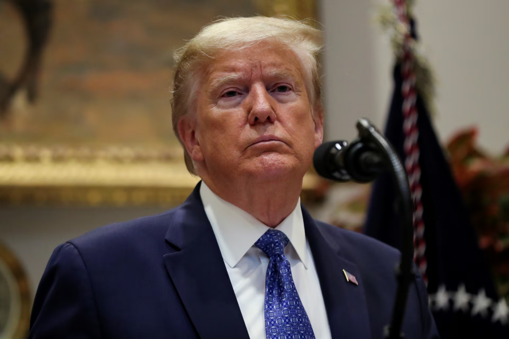 លោក ដូណាល់ ត្រាំ នៅសន្និសីទសារព័ត៌មាន