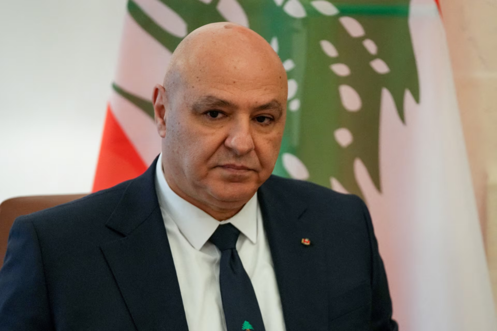 ប្រធានាធិបតីលីបង់ លោក ចូសេហ្វ អាអូន