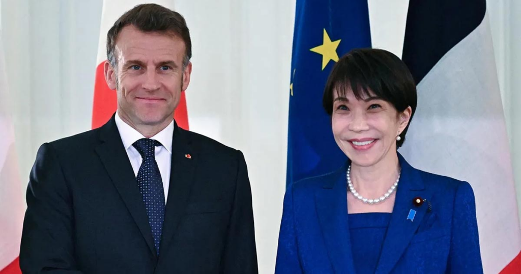 កិច្ចពិភាក្សារវាងមេដឹកនាំជប៉ុន-បារាំង