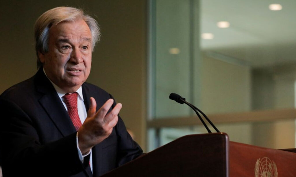 UN Secretary-General Antonio Guterres