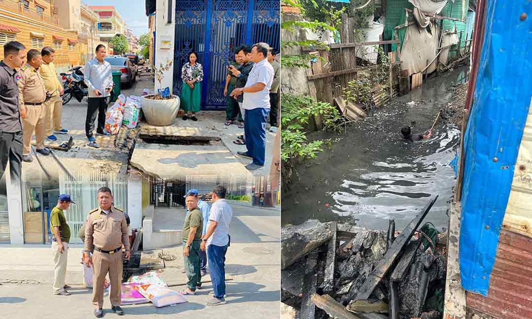 អភិបាលខណ្ឌឫស្សីកែវ ដឹកនាំកម្លាំងចុះស្តារប្រព័ន្ធលូ សង្កាត់ទាំង ៧ ពិនិត្យវឌ្ឍនភាពកាយស្តារព្រែកអូវែង និងព្រែកបាក់ទូក