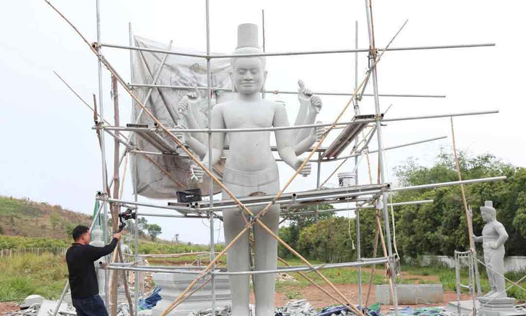 រង្វង់មូលព្រះវិស្ណុ កំពុងលេចរូបរាង ជួយកាត់បន្ថយហានិភ័យចរាចរណ៍នៅប៉ៃលិន