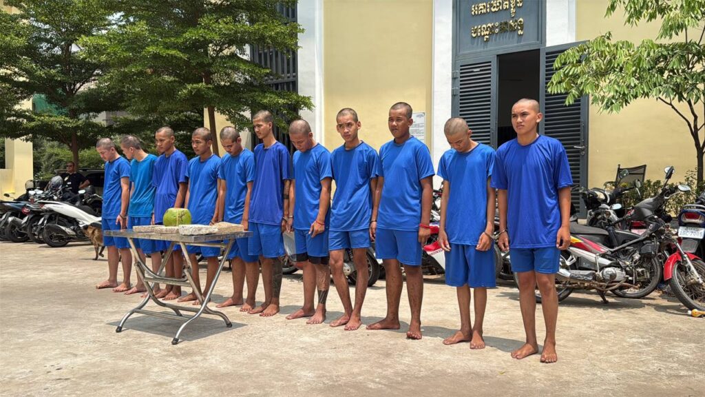 ក្រុមក្មេងទំនើងត្រូវបានចាប់ខ្លួន