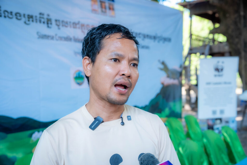 អ្នកអភិរក្ស៖ ក្រពើភ្នំដែលលែងចូលទន្លេស្រែពកមិនបង្កគ្រោះថ្នាក់ដល់មនុស្សឡើយ បើមិនទៅបំផ្លាញជម្រក ពង ឬកូនរបស់វា