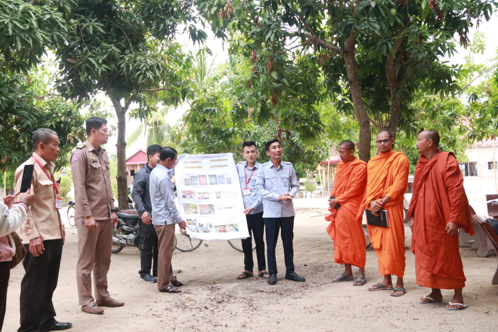 មន្រ្តីជំនាញ ចុះពិនិត្យ និងប្រគល់-ទទួលវត្ថុសិល្បៈ នៅស្រុកបរិបូណ៌ មករក្សាទុកជាសម្បត្តិវប្បធម៌របស់ជាតិ