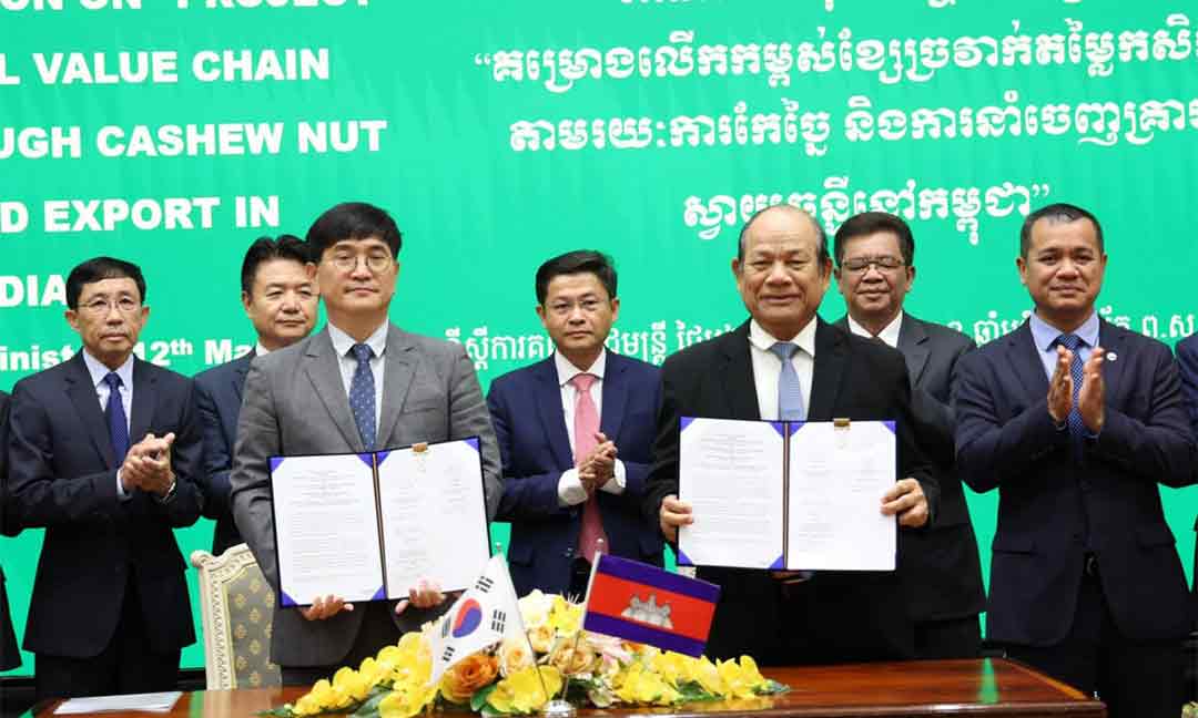 ​កូរ៉េ​ គ្រោង​សាងសង់​រោងចក្រ​កែច្នៃ​គ្រាប់ស្វាយចន្ទី​នៅ​កម្ពុជា​