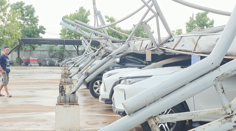 រូបភាពផលប៉ះពាល់ព្យុះ