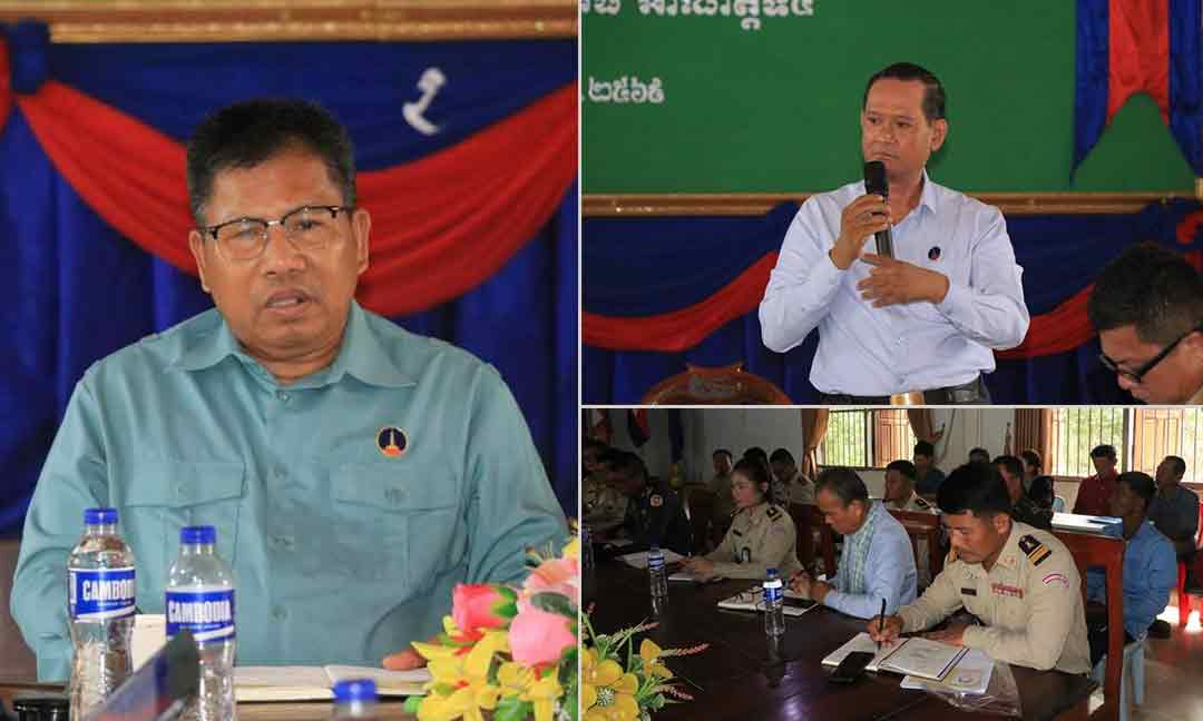 ក្រុមការងារចុះមូលដ្ឋានស្រុកអង្គរធំ ជំរុញអ្នកពាក់ព័ន្ធ ត្រូវតាមដានលើបញ្ហា Online Scams និងបន្តយកចិត្តទុកដាក់លើសុខភាពគ្រួសារកងទ័ពជួរមុខ