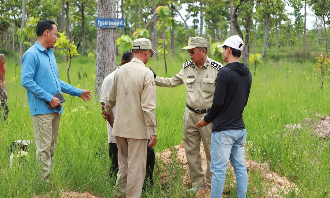 អាជ្ញាធរខេត្តព្រះវិហារបញ្ជាក់គោលបំណងការធ្វើអត្តសញ្ញាណកម្មដីធ្លី នៅតំបន់អមសងខាងផ្លូវថ្មី ក្នុងស្រុកជាំក្សាន្ត