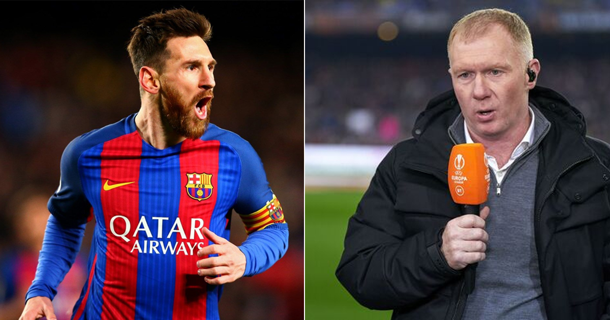 Paul Scholes ចុចឈ្មោះ Messi ជាខ្សែប្រយុទ្ធល្អបំផុតគ្រប់សម័យកាល  ខណៈបច្ចុប្បន្នគឺម្នាក់នេះ